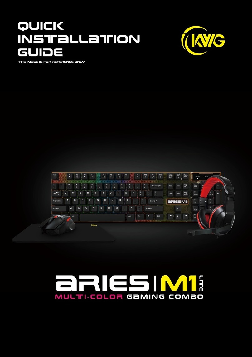 KWG ARIES M1 LITE Quick installation guide