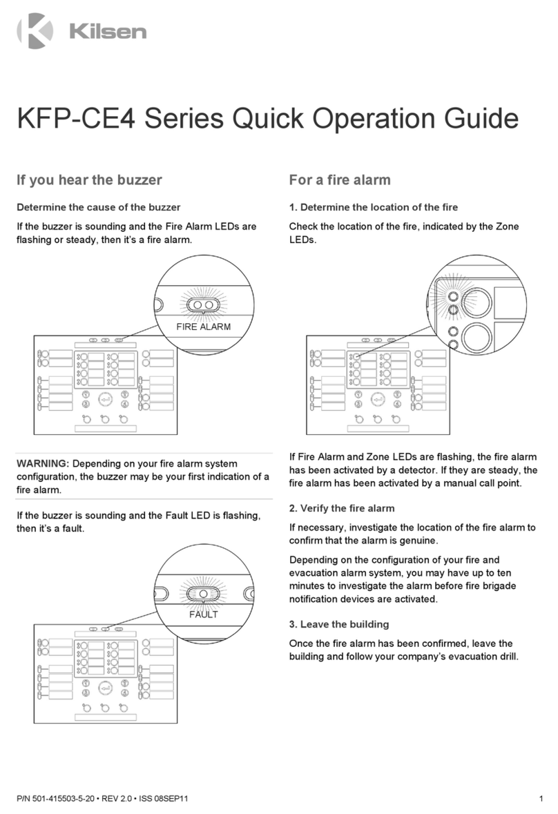 Kilsen KFP-CE4 Series Quick operation guide