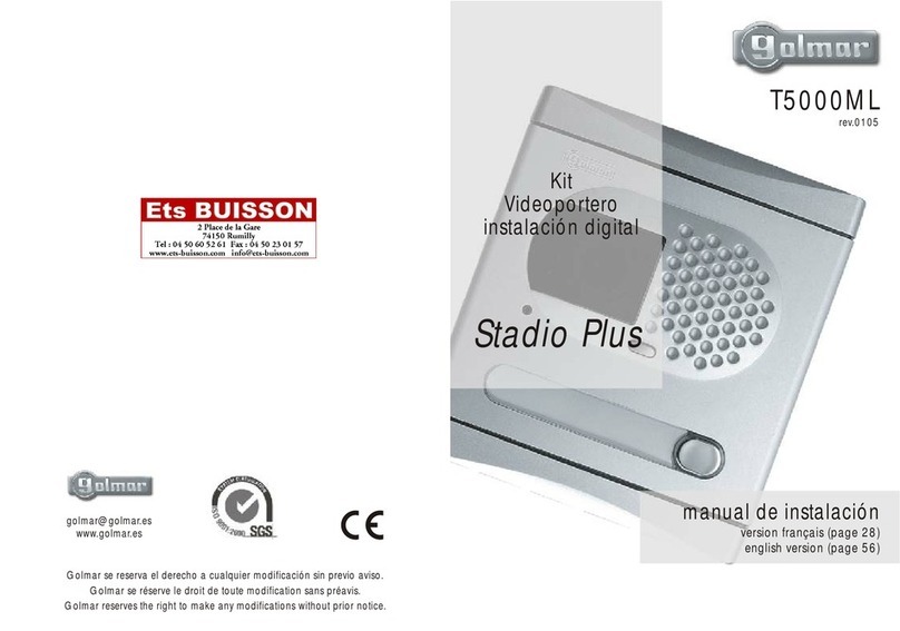 golmar Stadio Plus User manual