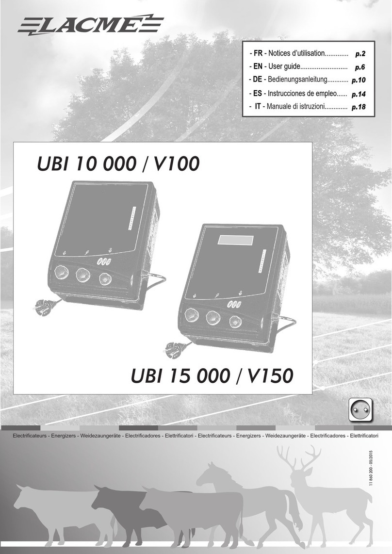 Lacme UBI 10 000 / V100 User manual