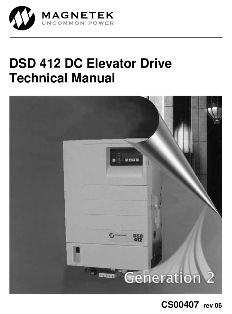 Magnetek DSD 412 User manual