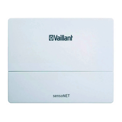 Vaillant sensoNET VR 921 installation instructions