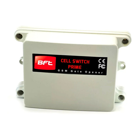 BFT Cell Box Switch Instruction Manual BFT Cell Box Switch Instruction Manual