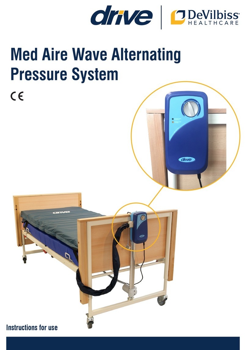 Drive DeVilbiss Healthcare Med Aire Wave Alternating Pressure System User manual