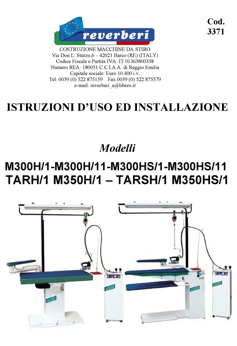 Reverberi M300H/1 User manual