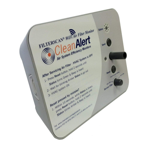 CleanAlert FILTERSCAN WiFi User manual
