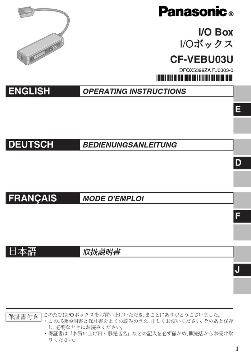 Panasonic CF-VEBU Series User manual Panasonic CF-VEBU Series User manual