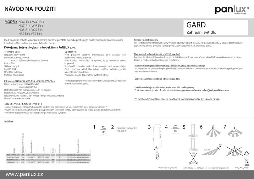 Panlux NOO-E14 instructions