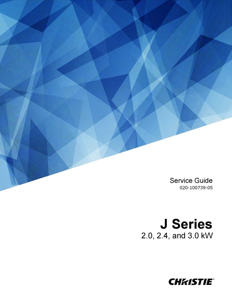 Christie J Series Service guide
