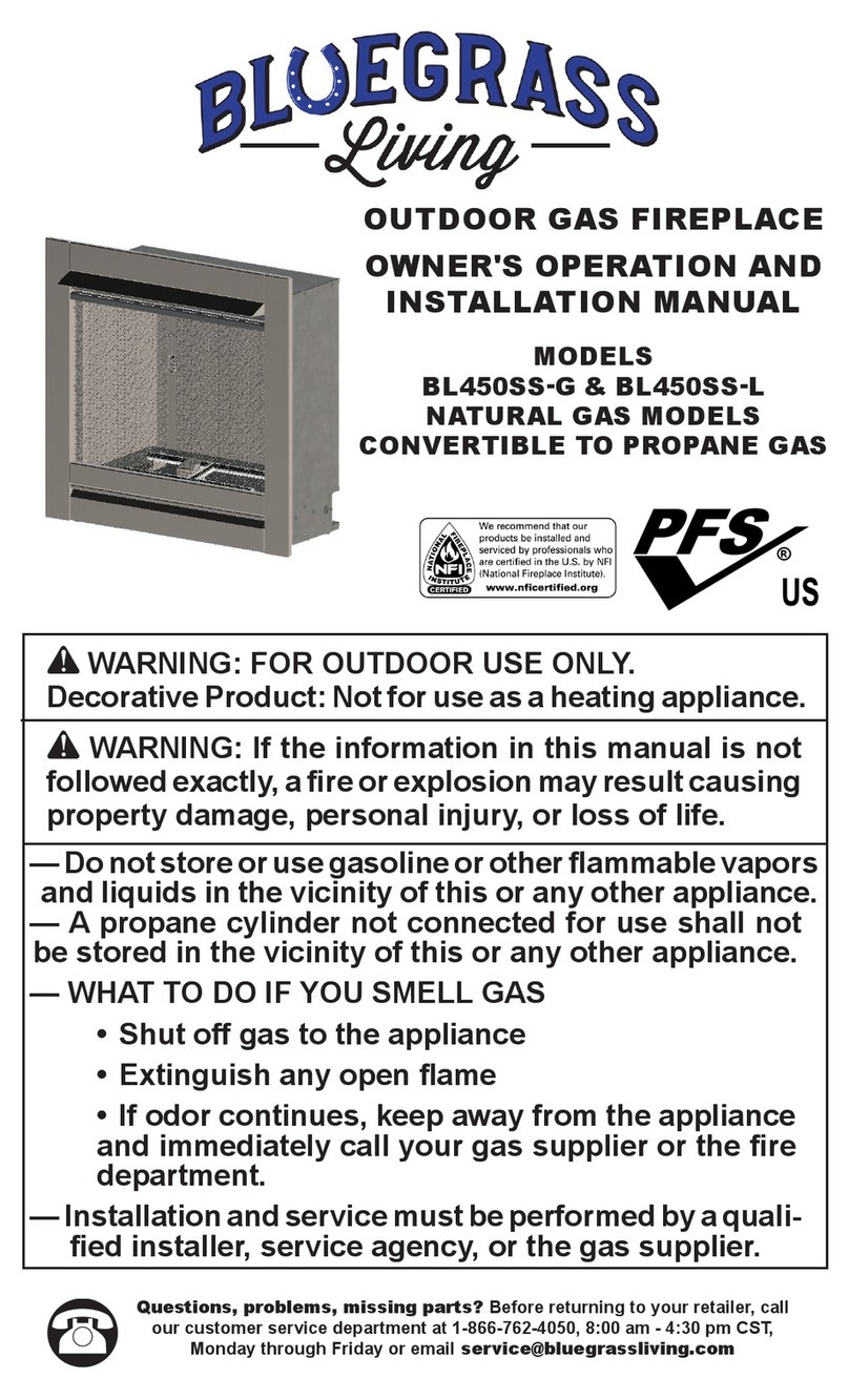 BLUEGRASS BL450SS-G Quick start guide