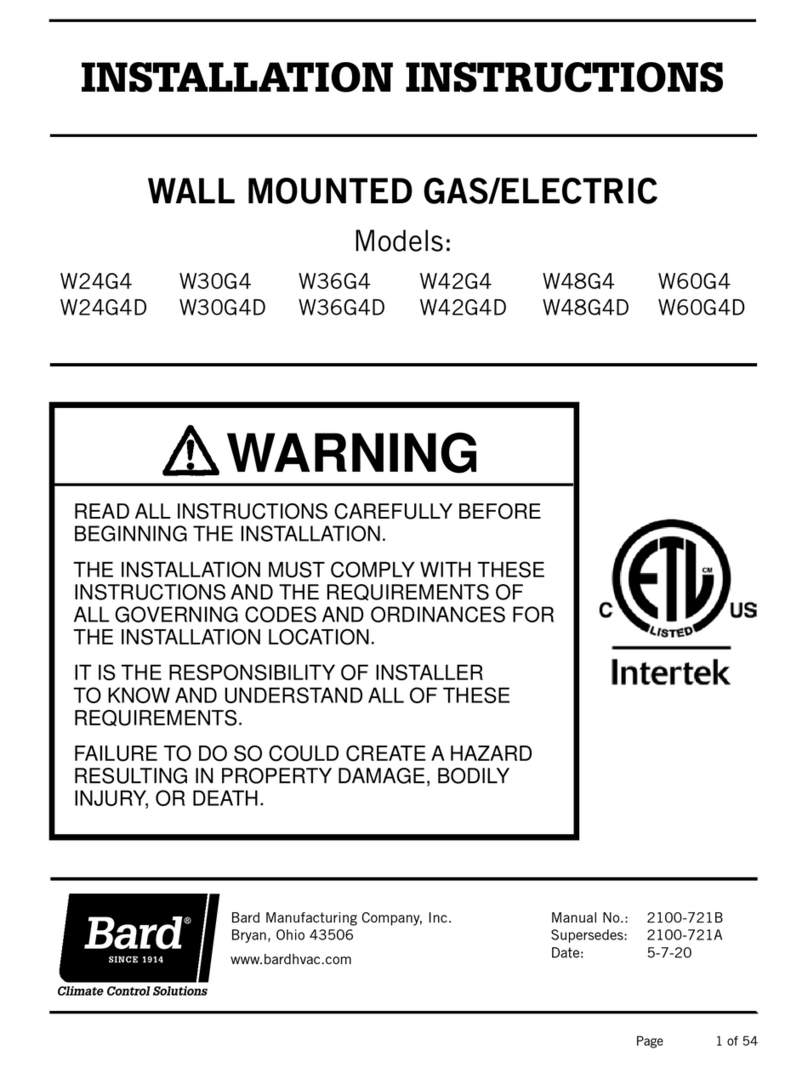 Bard W24G4 User manual