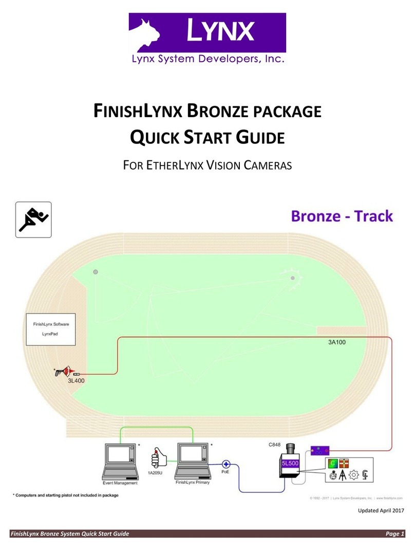 Lynx FINISHLYNX BRONZE User manual