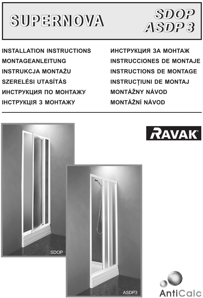 RAVAK SUPERNOVA SDOP Series User manual