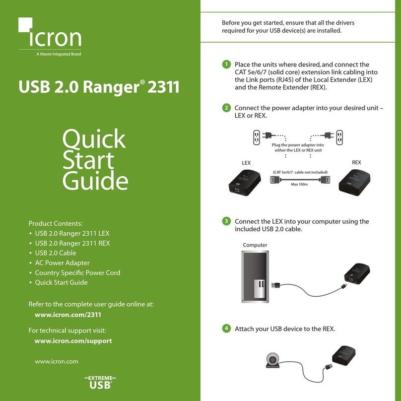 Maxim Integrated icron Ranger 2311 quick start guide
