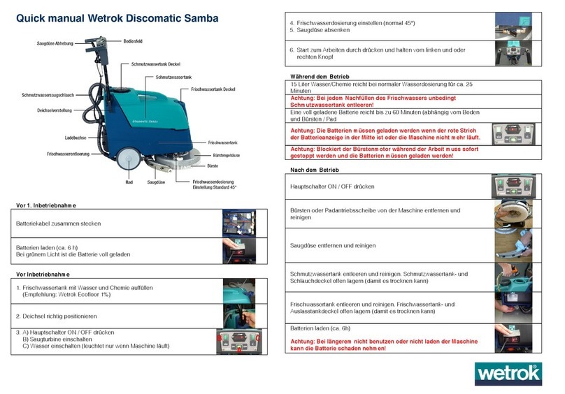 Wetrok Discomatic Samba Installation guide