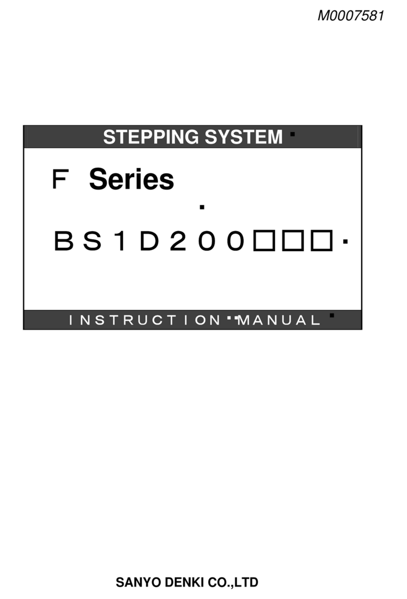 Sanyo Denki F Series instruction manual