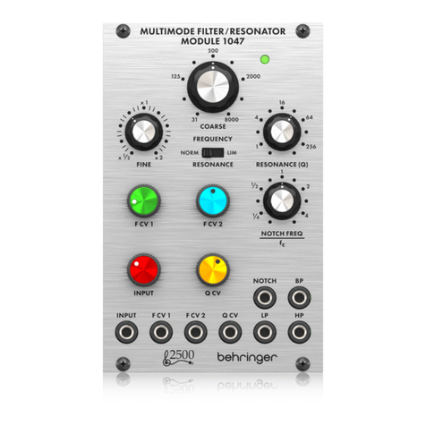 Behringer 2500 Series User manual