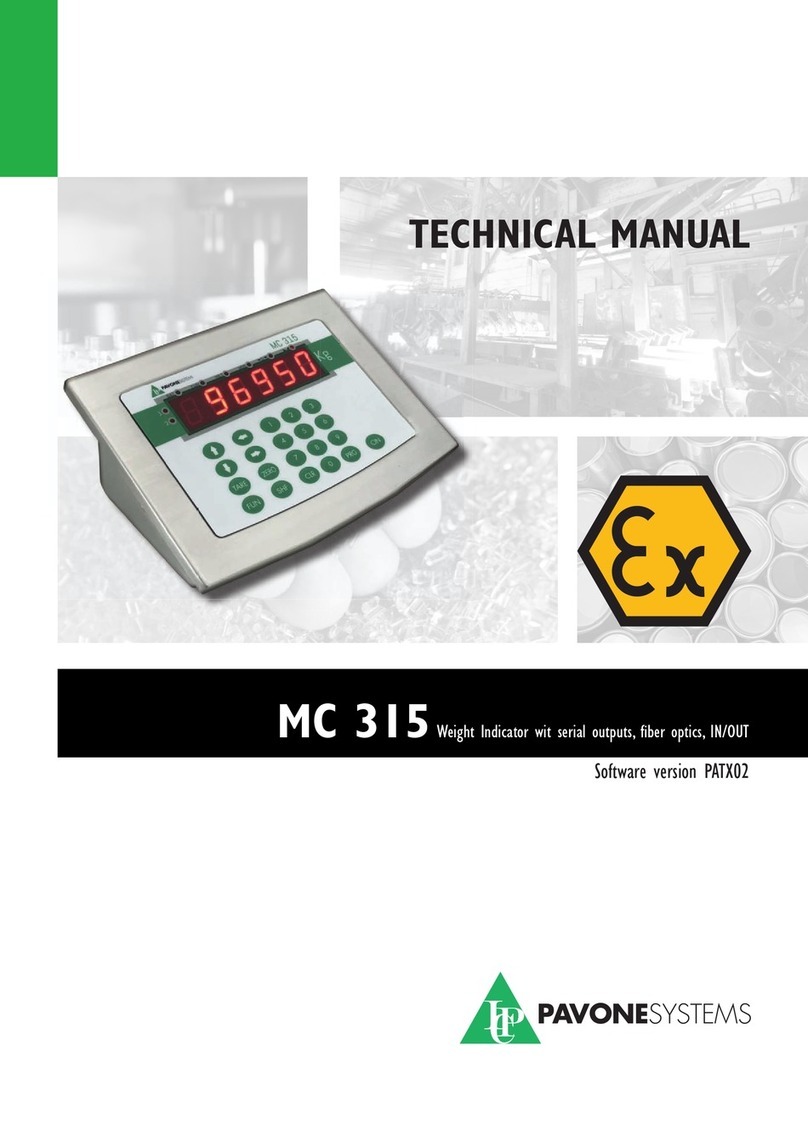 Pavone Systems MC 315 Series Technical manual Pavone Systems MC 315 Series Technical manual