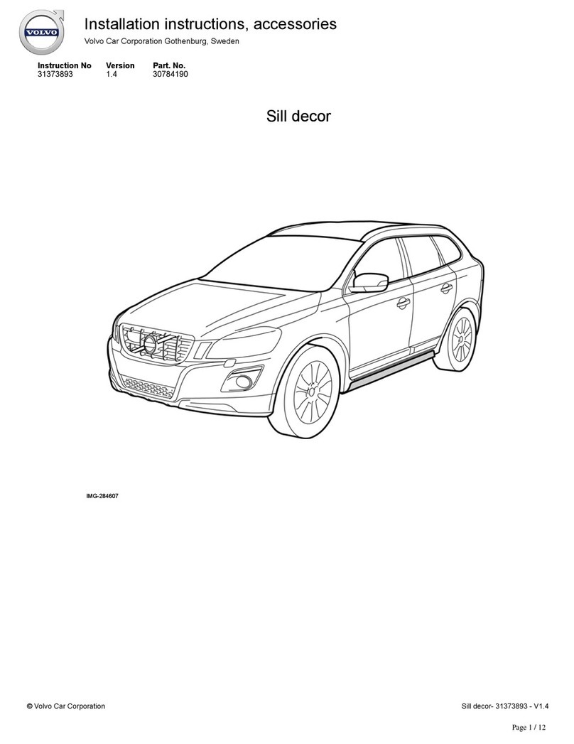 Volvo 30784190 installation instructions