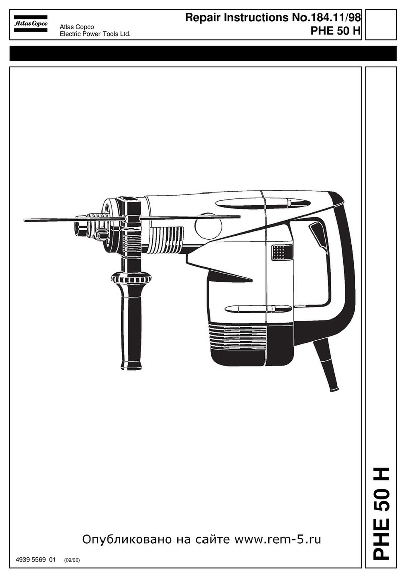 Atlas Copco PHE50H Repair instructions