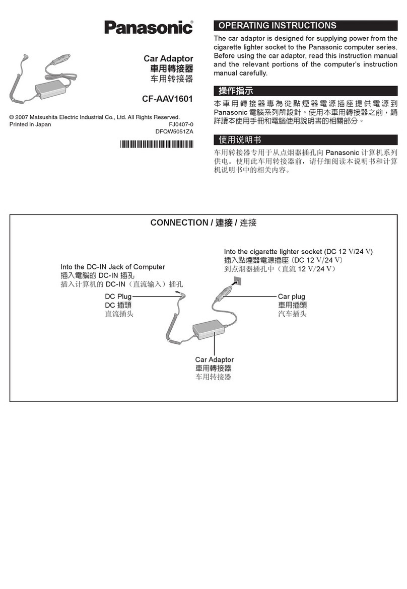 Panasonic CF-AA Series User manual