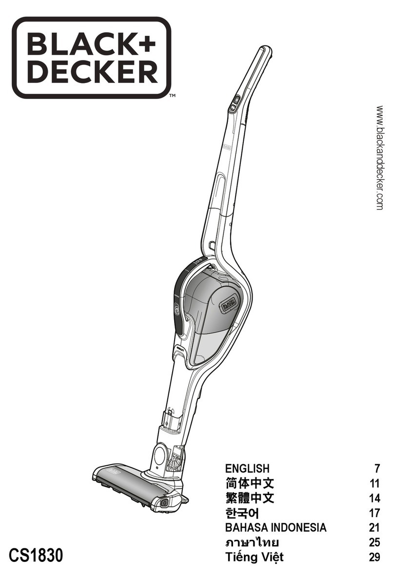Black & Decker Dustbuster CS1830 manual