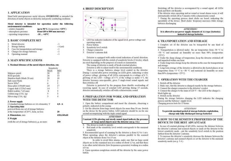 Sibel OVERTONE operating manual