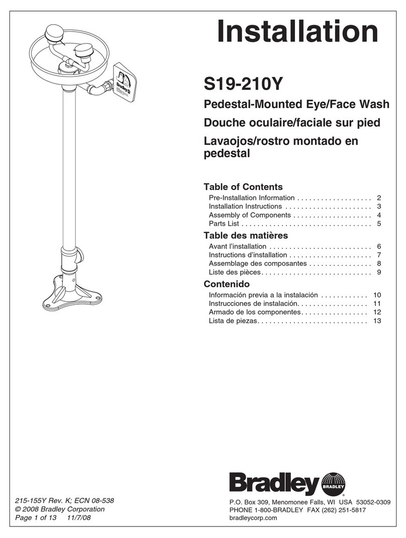 Bradley S19-210Y User manual