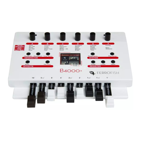 Ferrofish B4000+ User manual