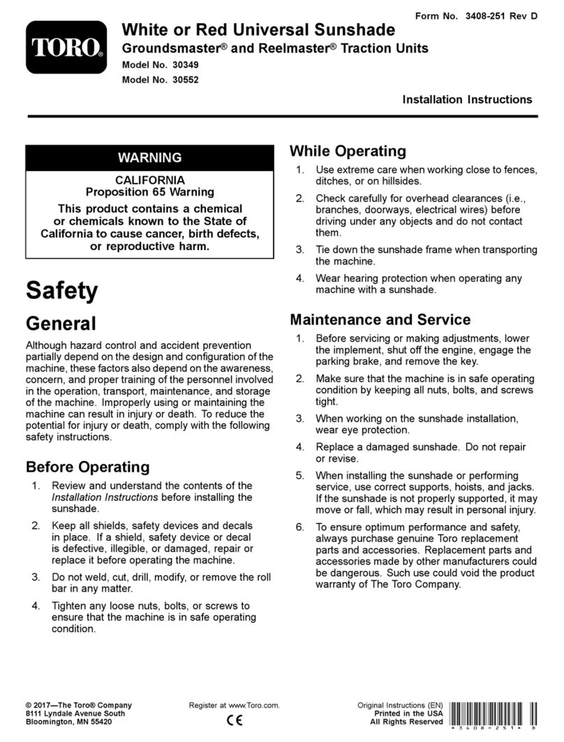 Toro 30349 installation instructions