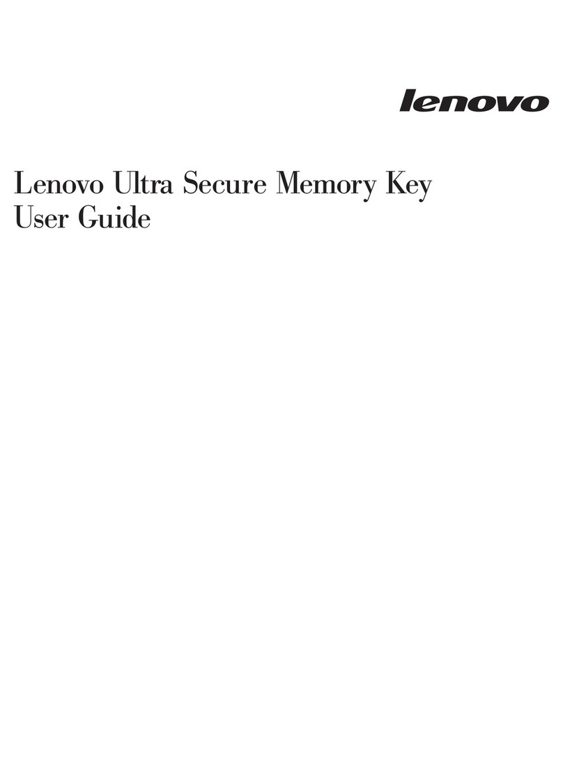 Lenovo Lenovo Ultra Secure Memory Key User manual