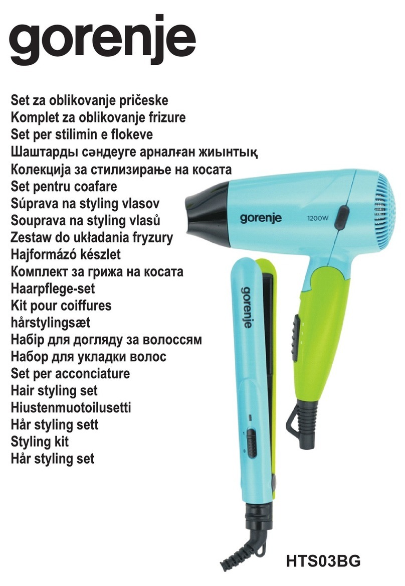 Gorenje HTS03BG instruction manual