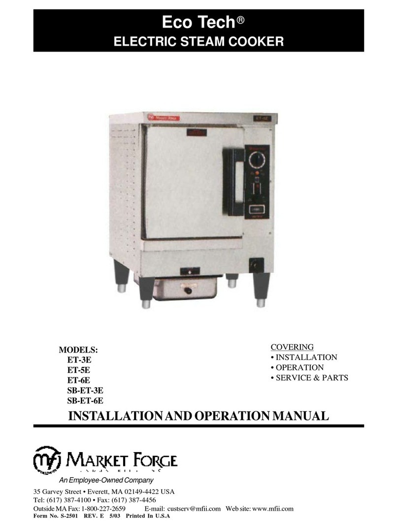 Market Forge Industries Eco Tech ET-3E User manual
