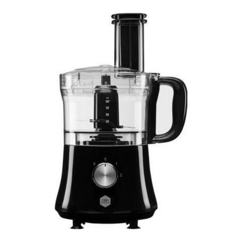 OBH Nordica Compact Fresh Black instruction manual