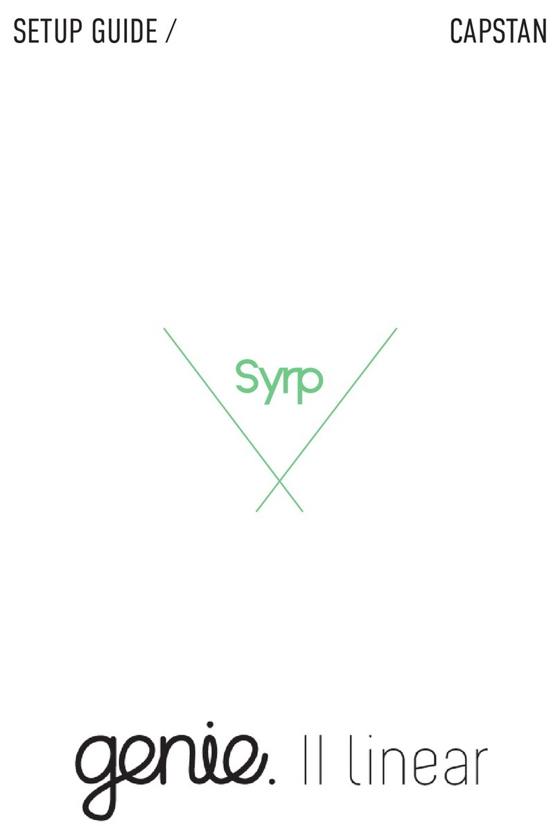 Syrp Capstan Genie II Linear Setup guide