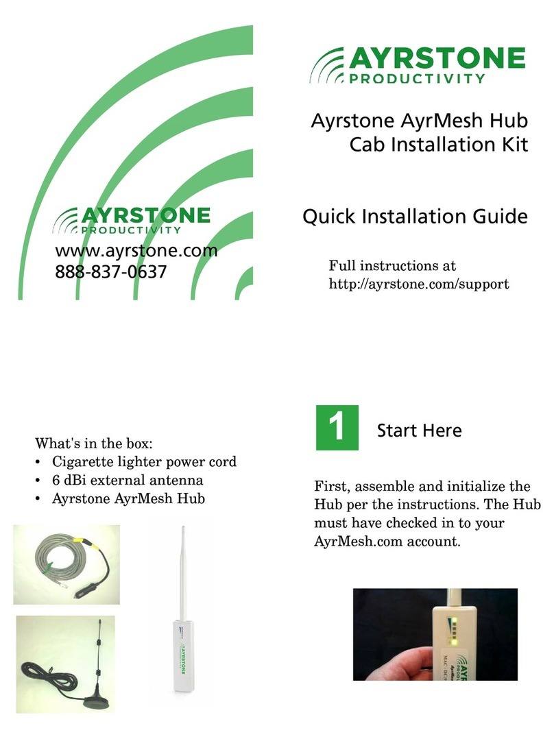 AYRSTONE AyrMesh Hub Quick installation guide