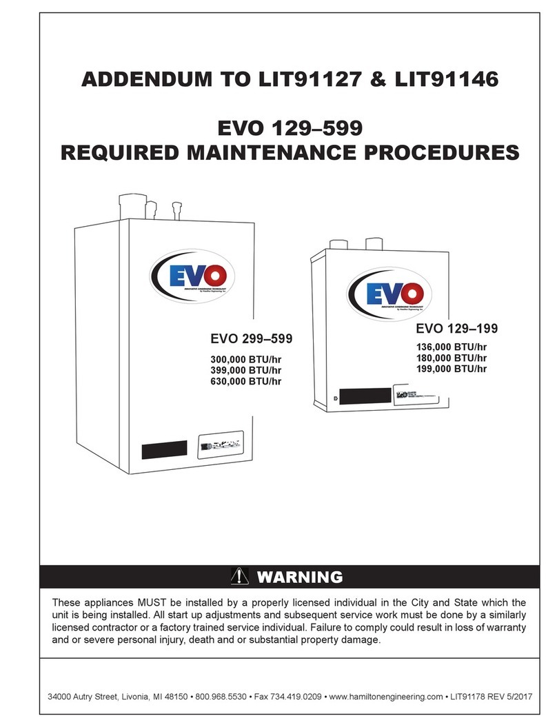 Hamilton Engineering EVO 299 Maintenance procedures Hamilton Engineering EVO 299 Maintenance procedures
