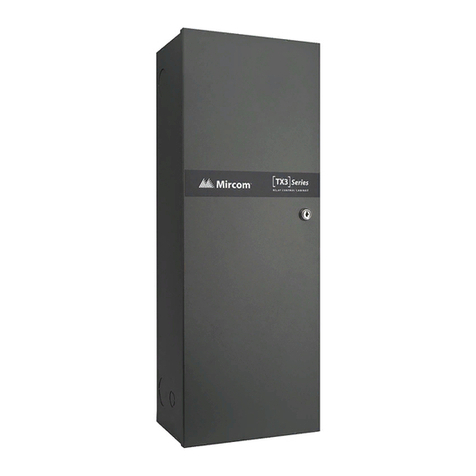 Mircom TX3 Series User manual