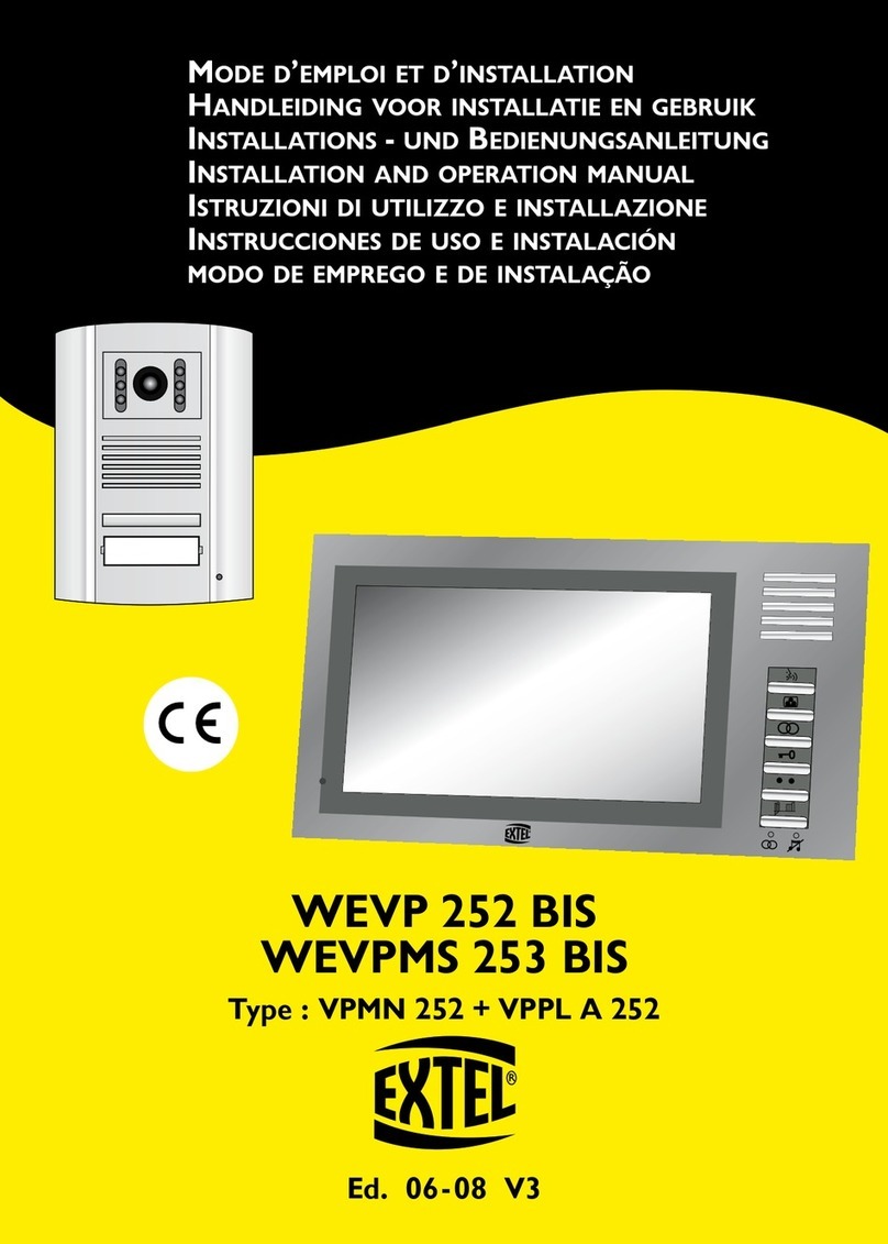 Extel WEVP 252 BIS User manual