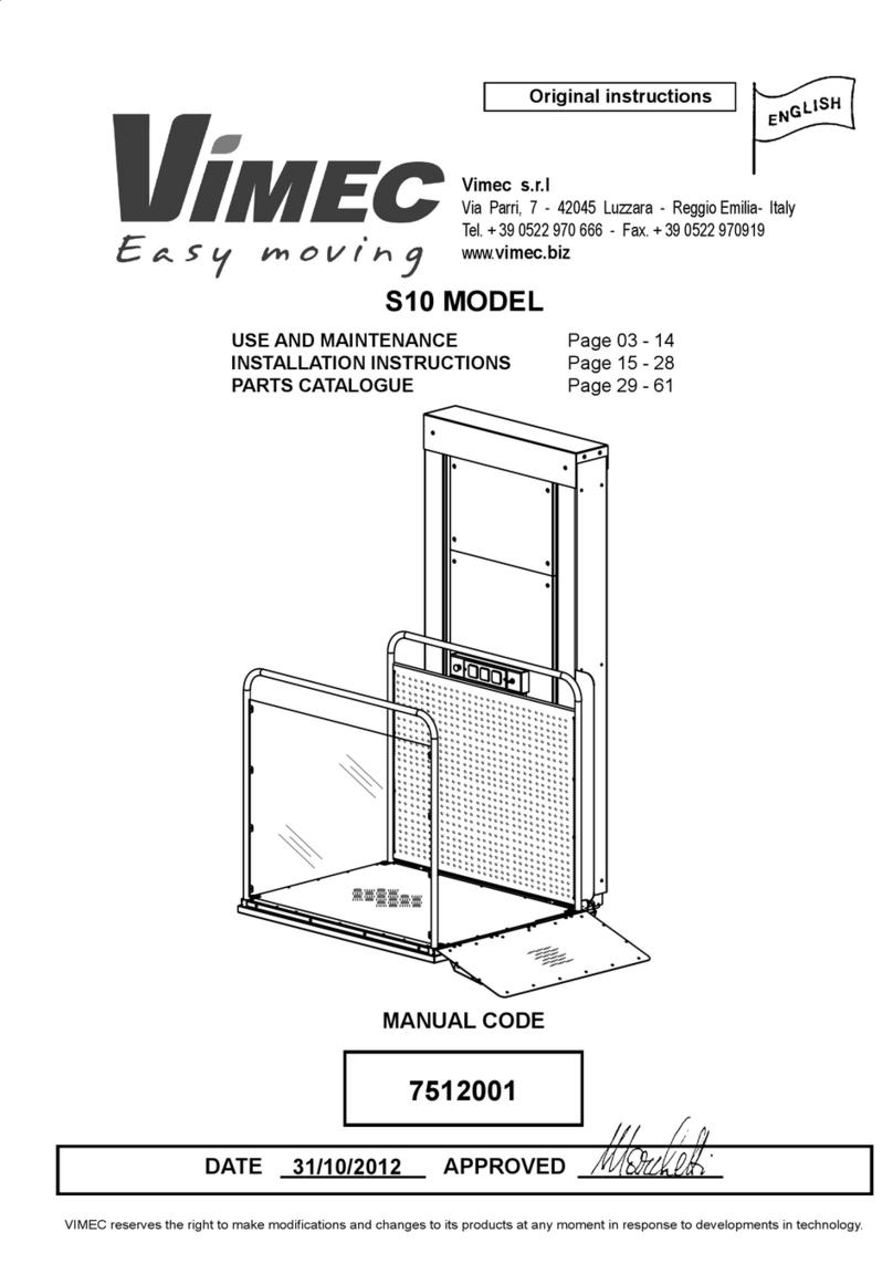 vimec S10 User manual