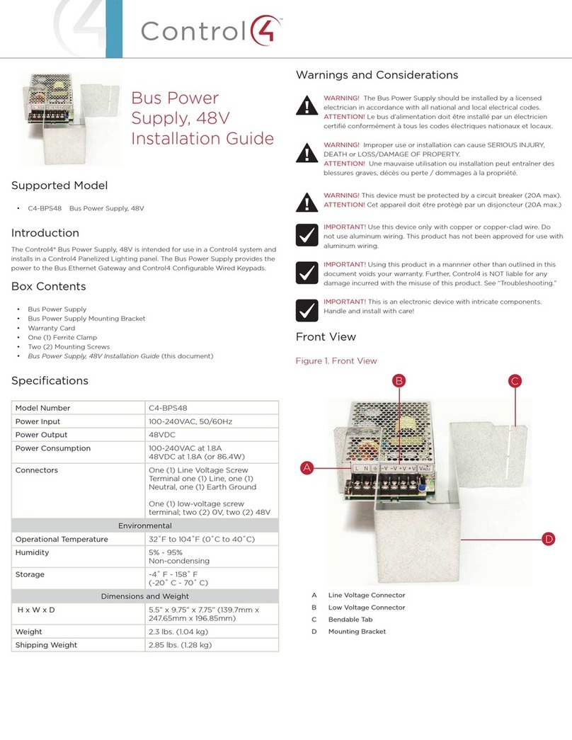 Contro l4 C4-BPS48 User manual