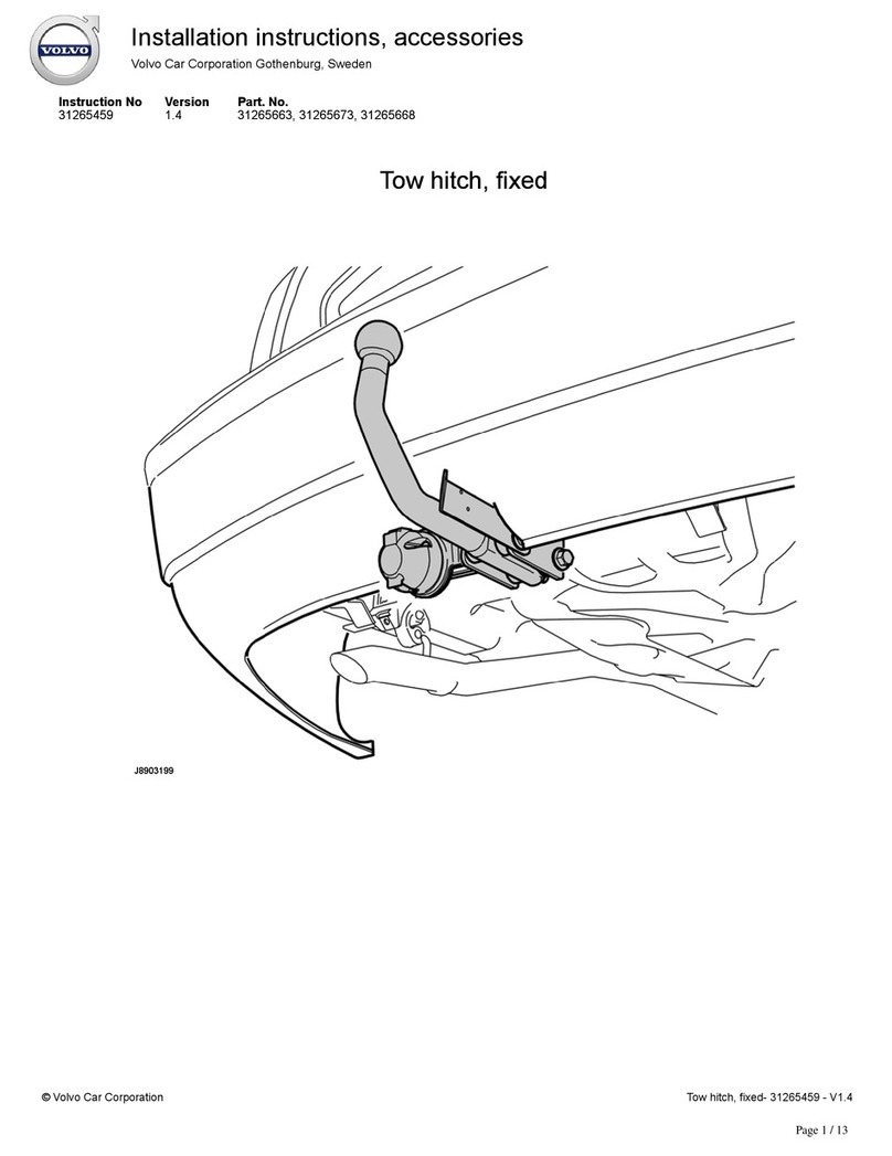 Volvo 31265663 installation instructions