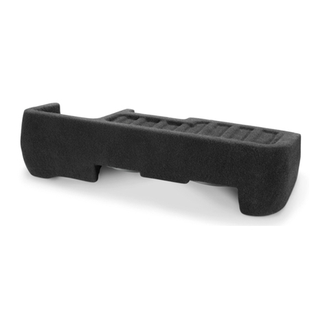 JL Audio Stealthbox SB-GM-SLVD4/10TW3 User manual