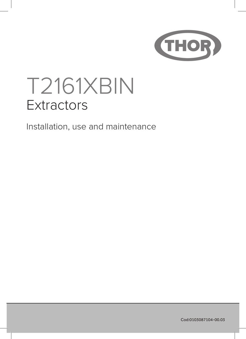 THOR T2161XBIN Installation, use and maintenance