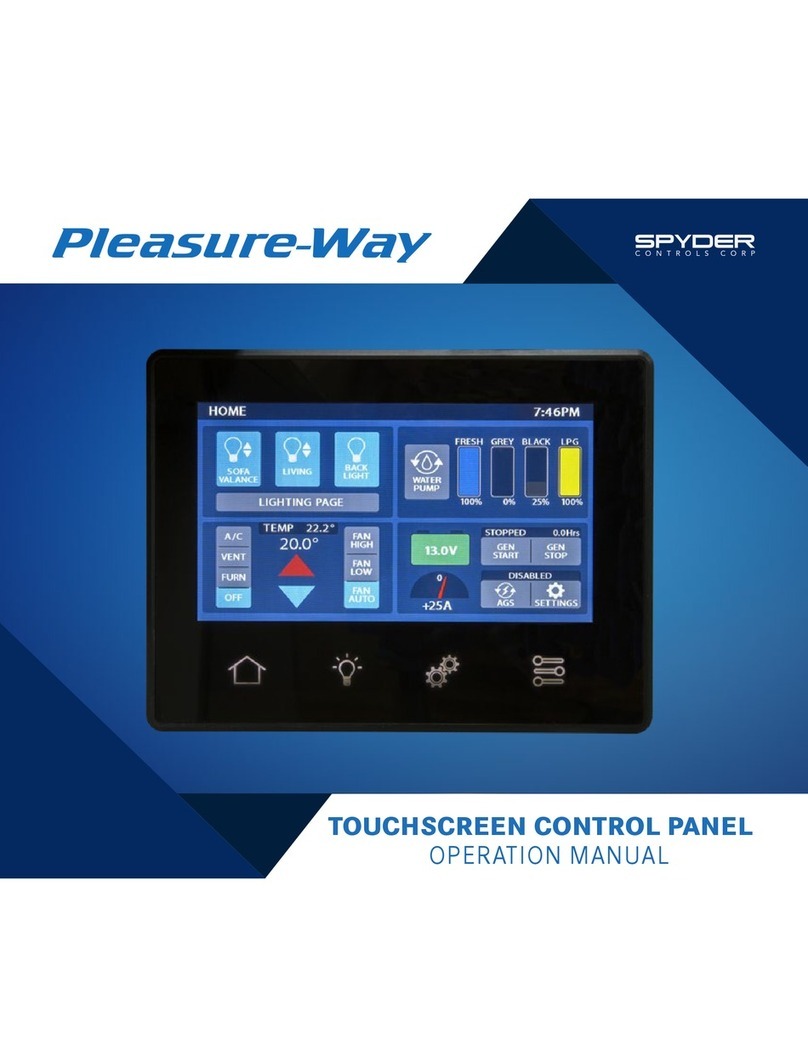 Spyder Pleasure-Way User manual