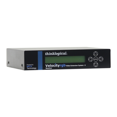 Thinklogical Velocityrgb Video Extension System-9 User manual