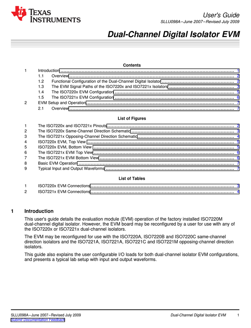 Texas Instruments ISO7220 Series User manual Texas Instruments ISO7220 Series User manual