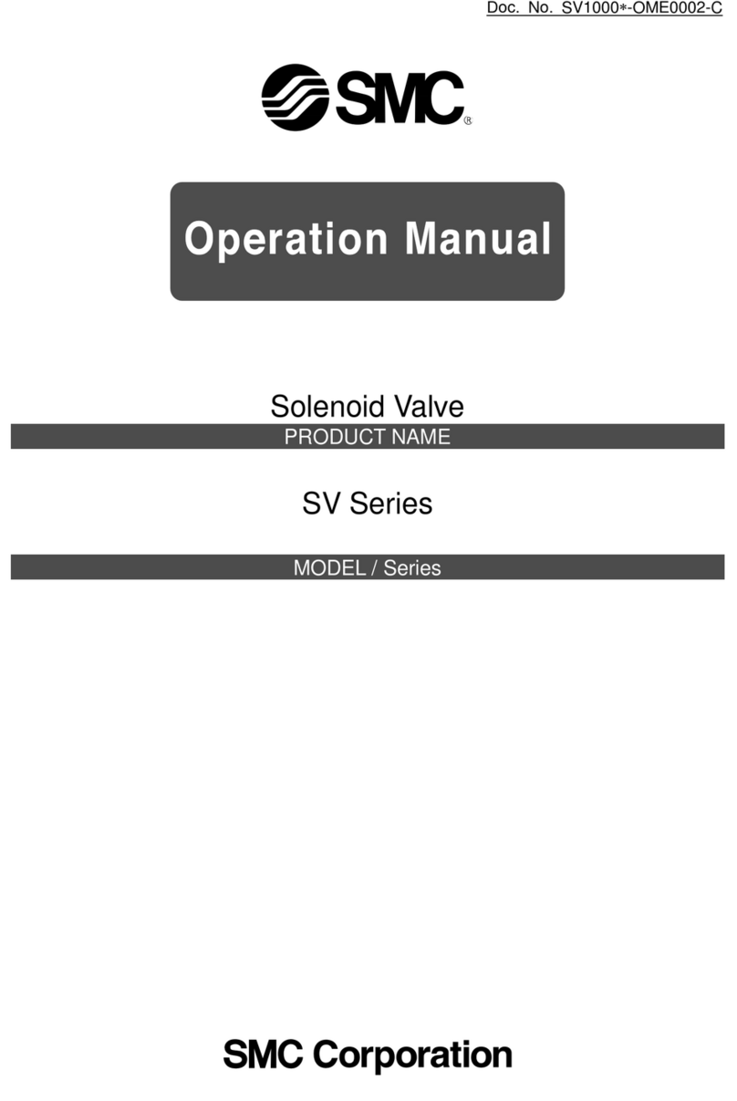 SMC Networks SV Series Operation manual