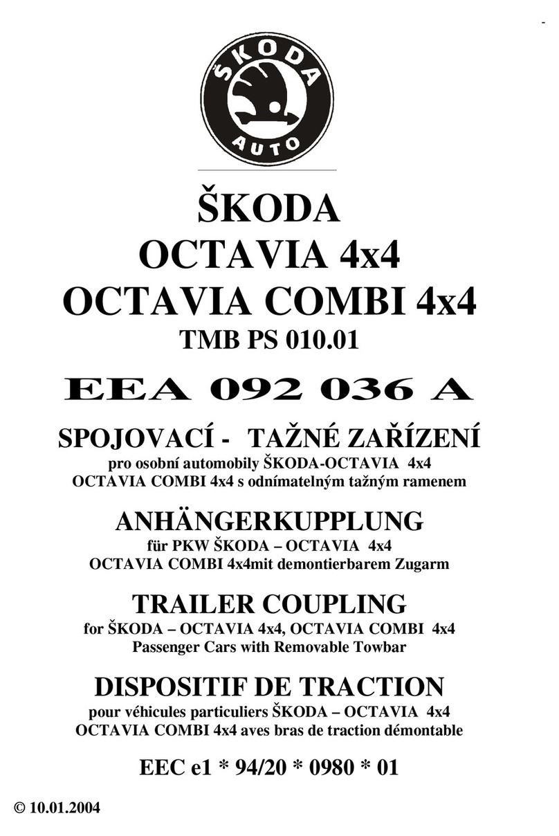 Skoda TMB PS 010.01 installation instructions