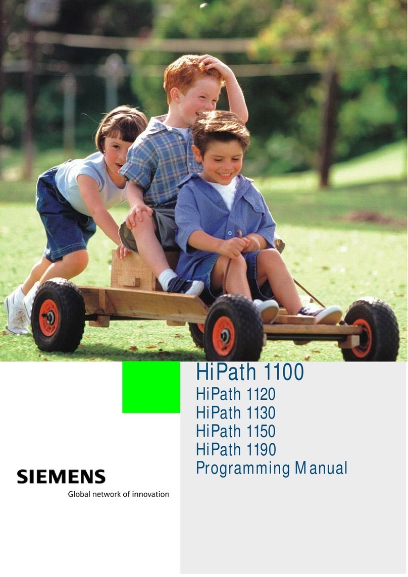 Siemens HiPath 1100 Series Owner's manual